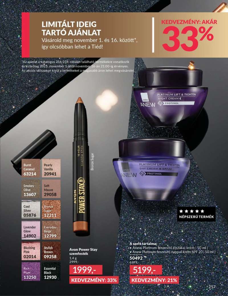 Avon AVON online katalógus 2025 novemberi 263 oldal