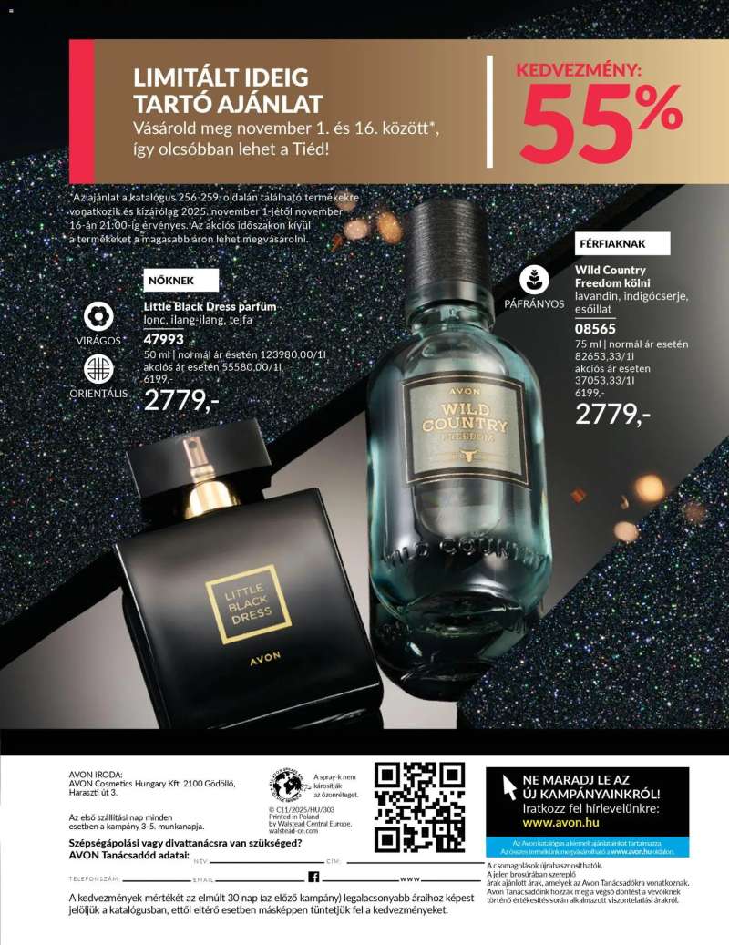 Avon AVON online katalógus 2025 novemberi 265 oldal