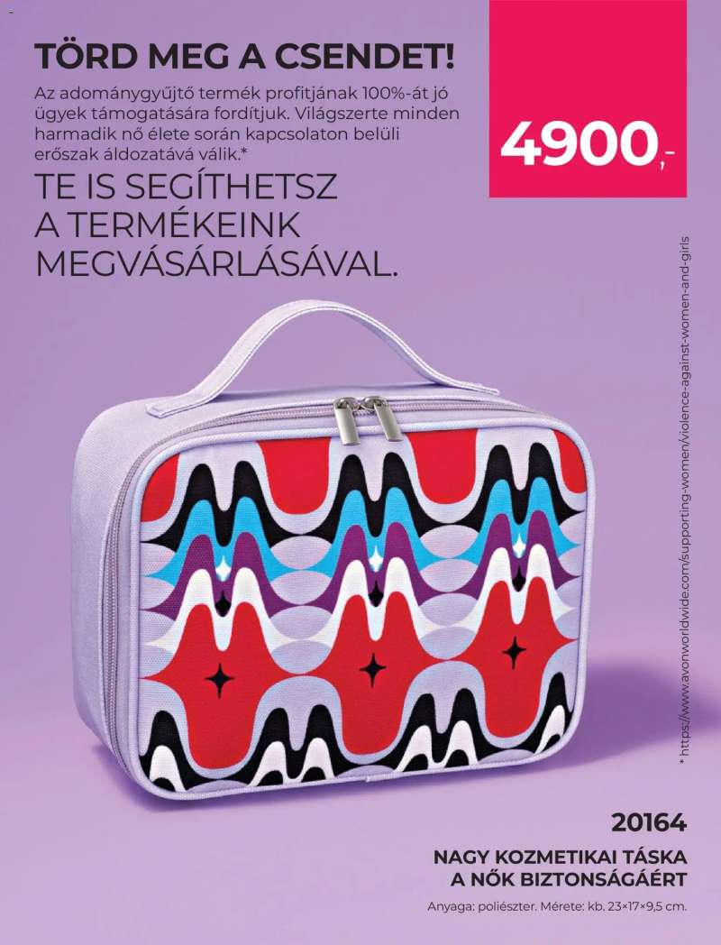 Avon Katalógus AVON - Adománygyűjtő katalógus 12 oldal