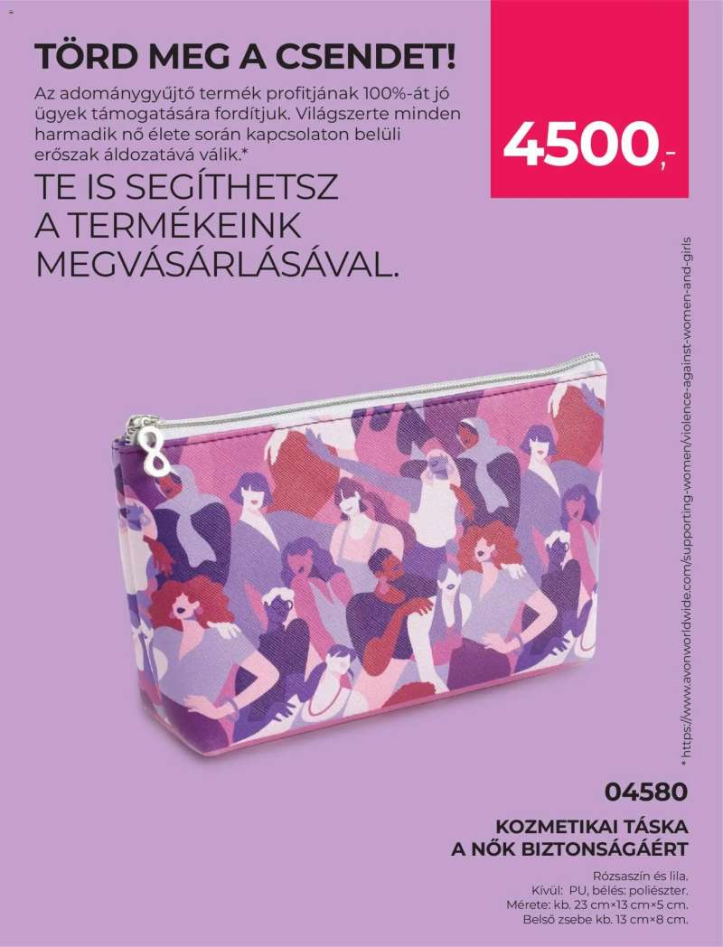 Avon Katalógus AVON - Adománygyűjtő katalógus 13 oldal
