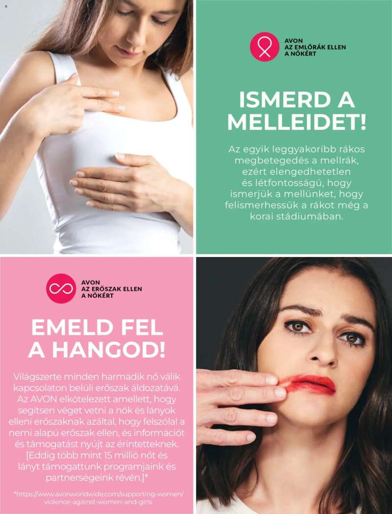 Avon Katalógus AVON - Adománygyűjtő katalógus 14 oldal