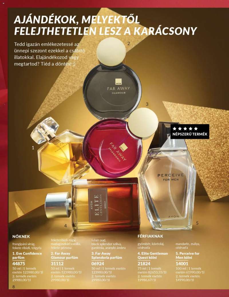Avon AVON online katalógus 2025 decemberi 12 oldal