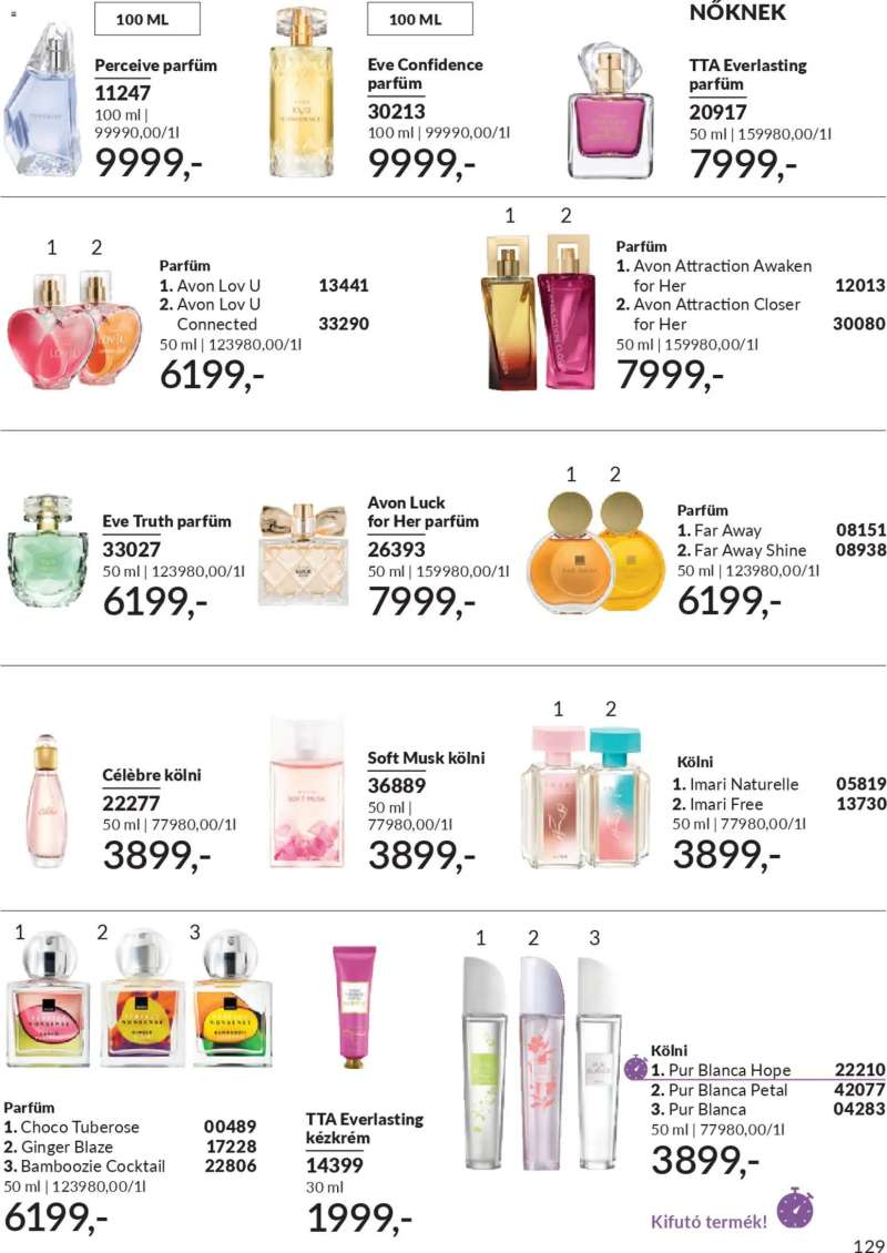 Avon AVON online katalógus 2025 decemberi 135 oldal