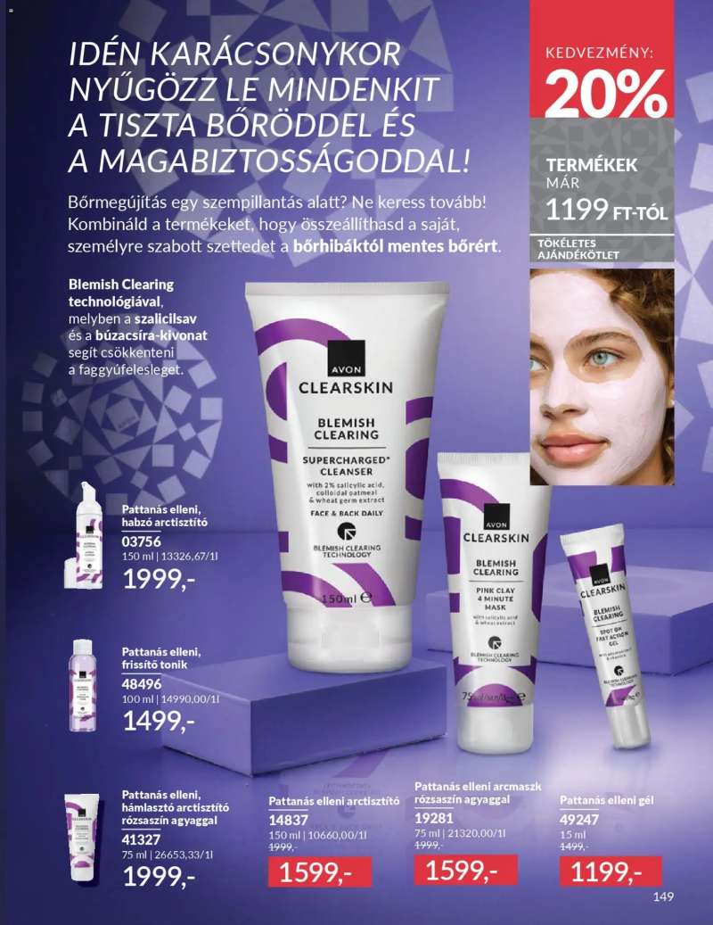 Avon AVON online katalógus 2025 decemberi 155 oldal