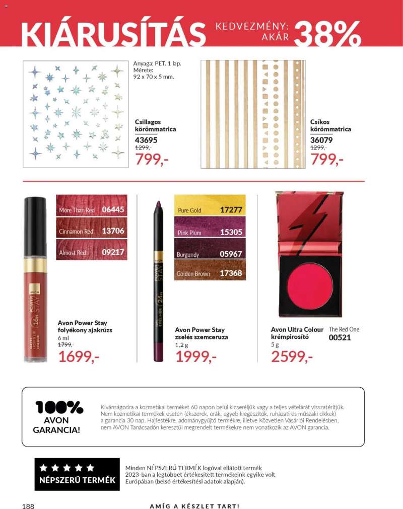 Avon AVON online katalógus 2025 decemberi 194 oldal