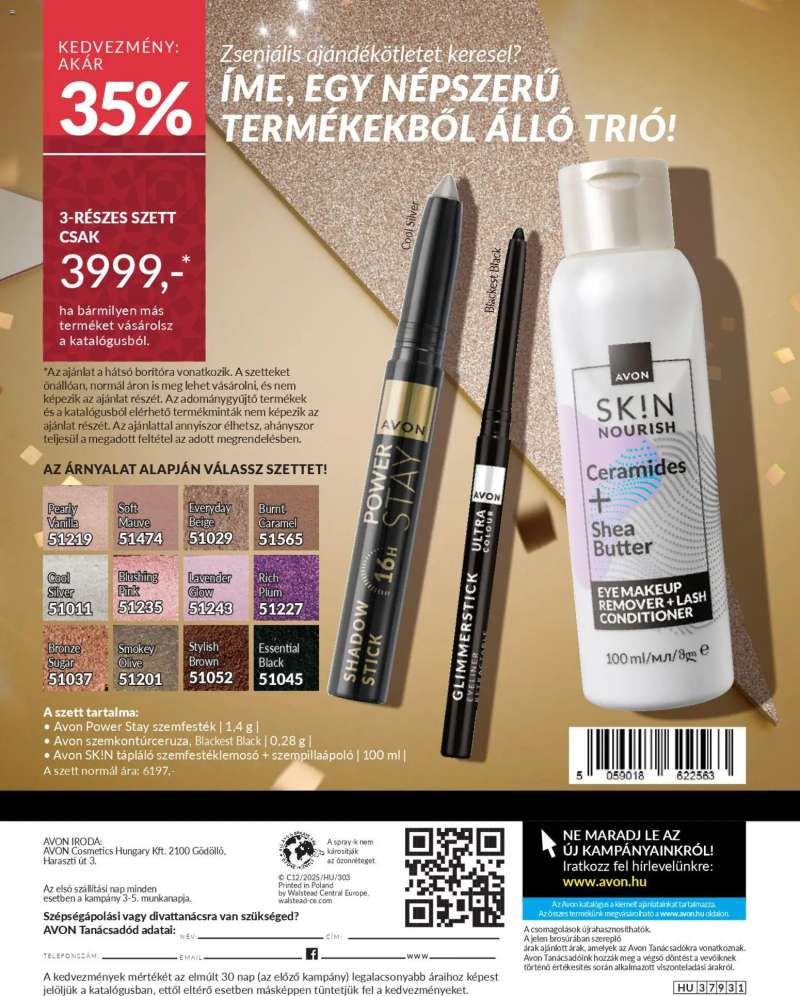Avon AVON online katalógus 2025 decemberi 250 oldal