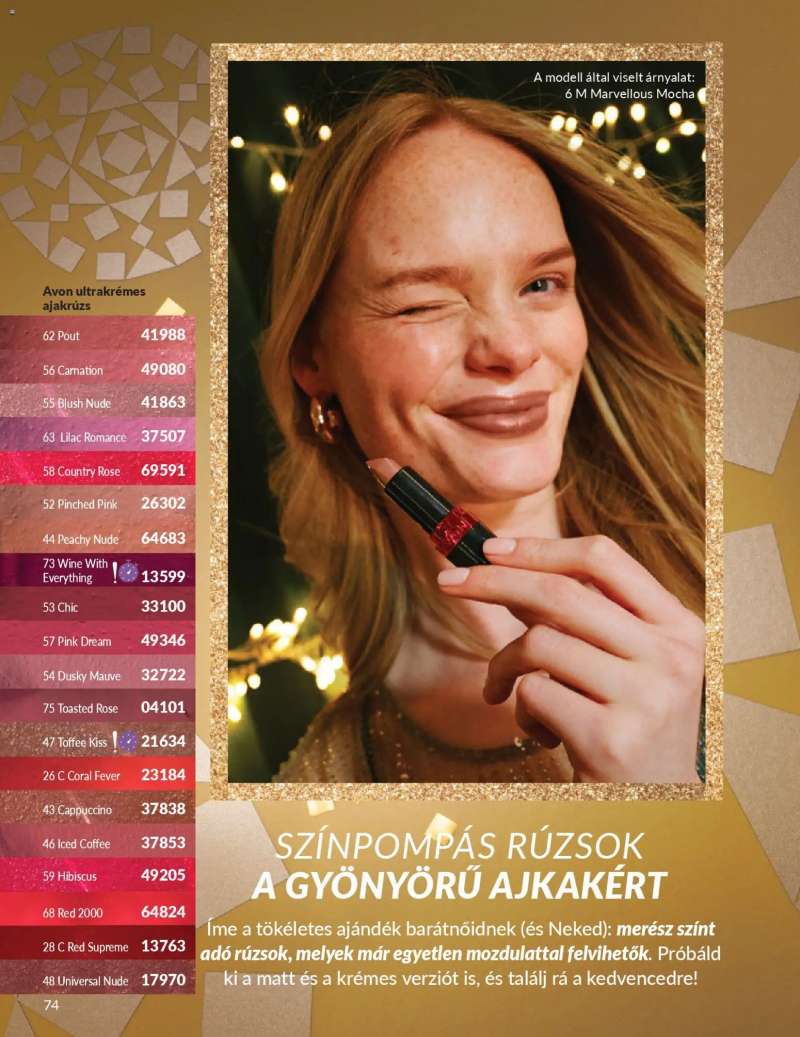 Avon AVON online katalógus 2025 decemberi 80 oldal