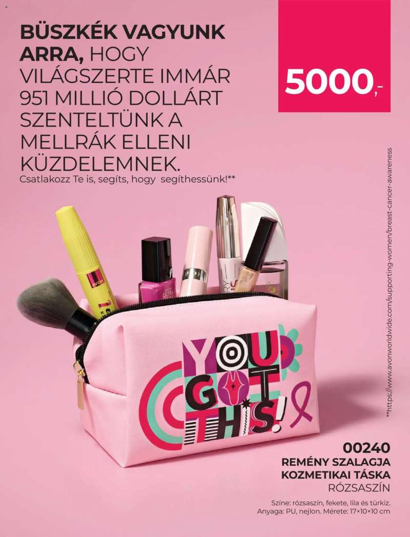 Avon Katalógus AVON - Adománygyűjtő katalógus 8 oldal