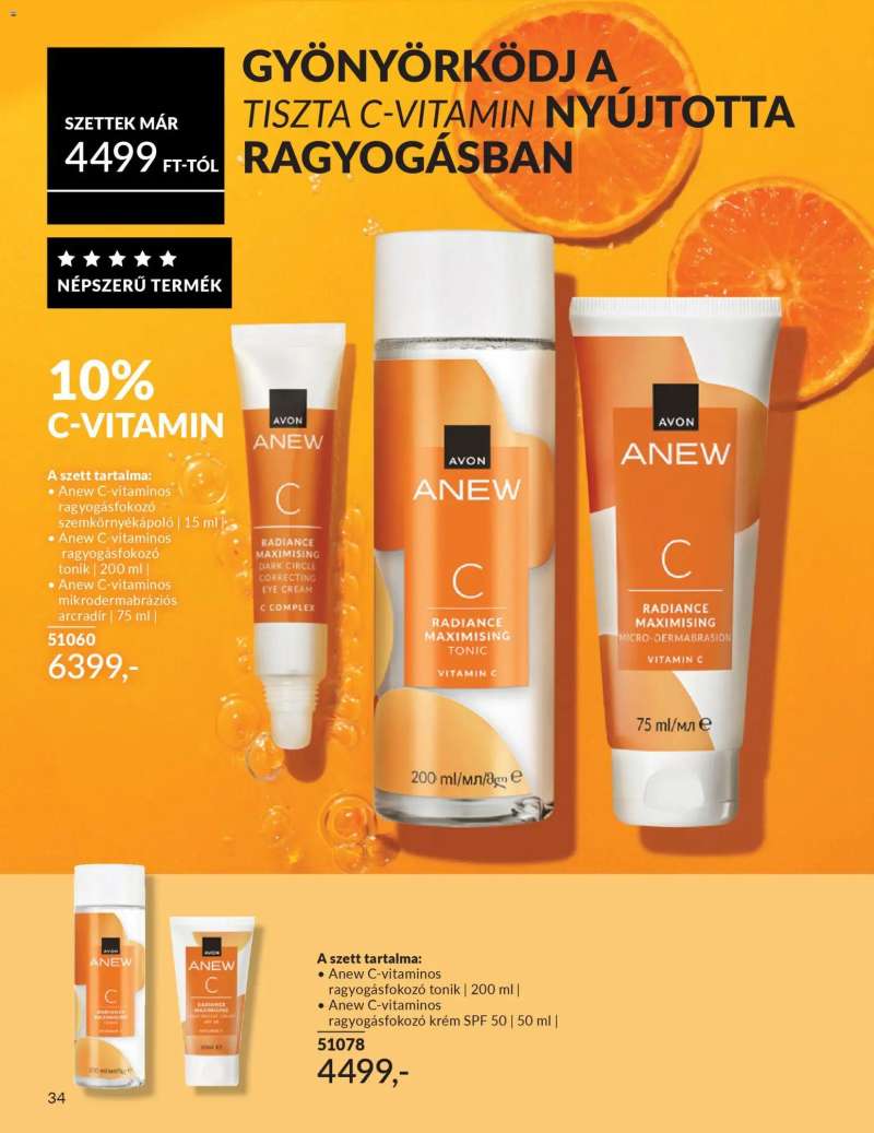 Avon Katalógus AVON Nőnapi 33 oldal