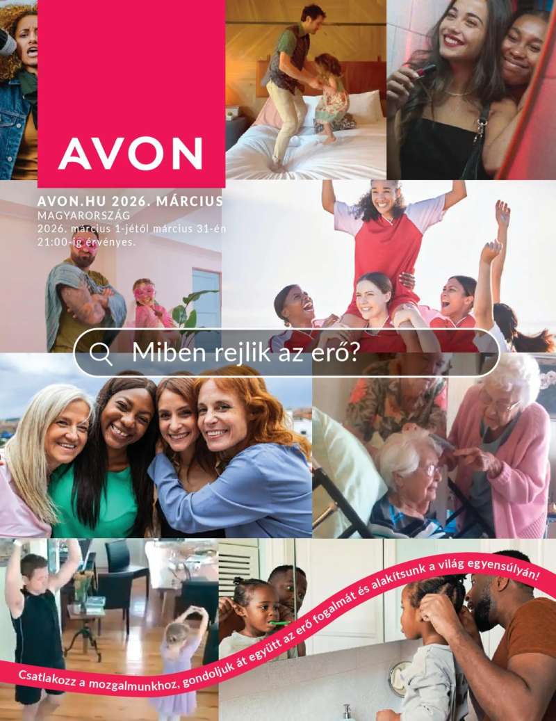 Avon AVON online katalógus 2026 márciusi 1 oldal