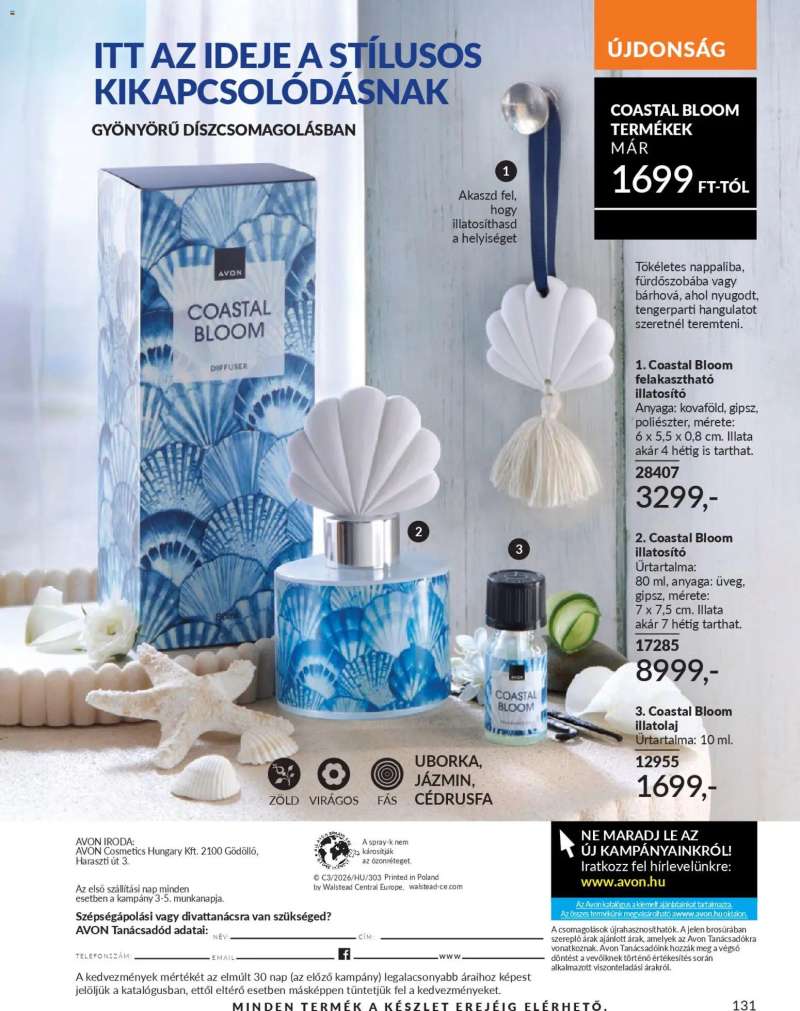 Avon AVON online katalógus 2026 márciusi 147 oldal