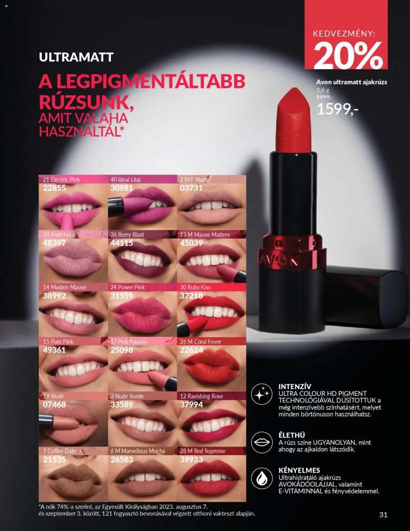 Avon AVON online katalógus 2026 márciusi 33 oldal