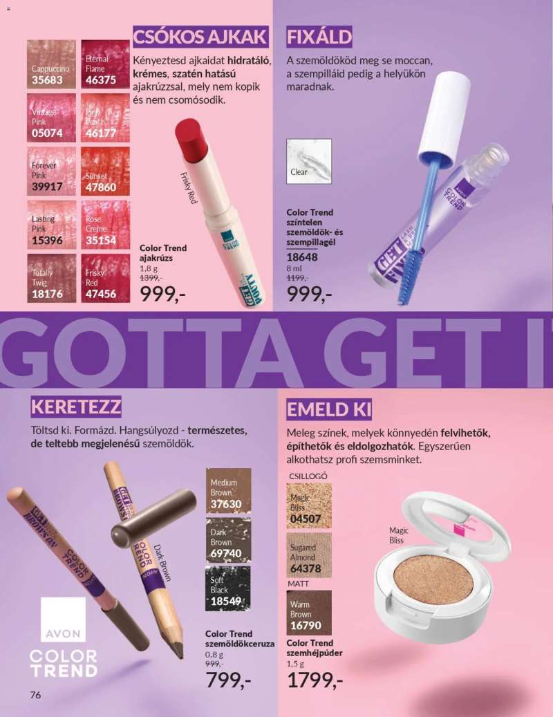 Avon AVON online katalógus 2026 márciusi 80 oldal