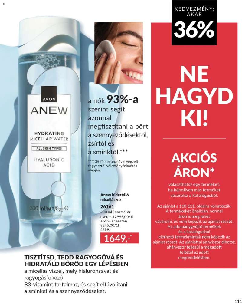 Avon AVON online katalógus 2026 áprilisi 127 oldal