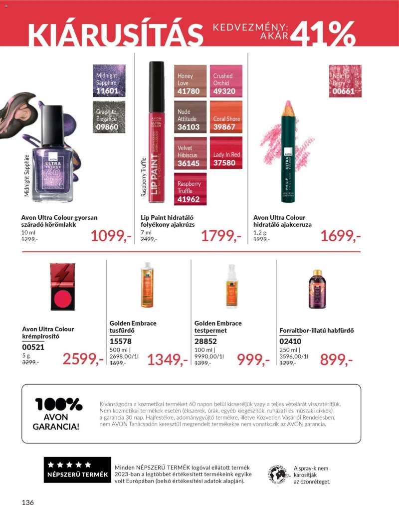 Avon AVON online katalógus 2026 áprilisi 160 oldal
