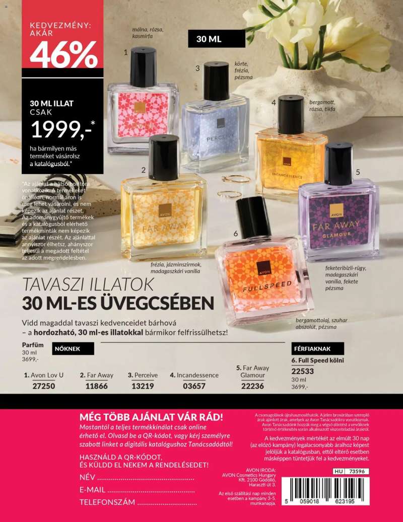 Avon AVON online katalógus 2026 áprilisi 208 oldal