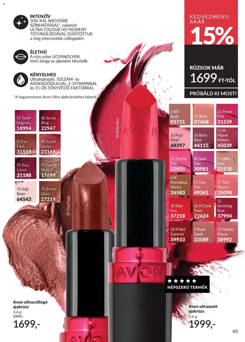 Avon AVON online katalógus 2026 áprilisi 53 oldal