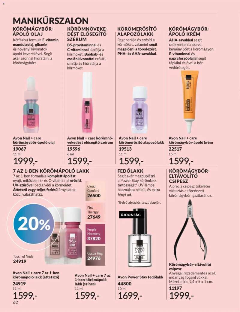 Avon AVON online katalógus 2026 áprilisi 70 oldal
