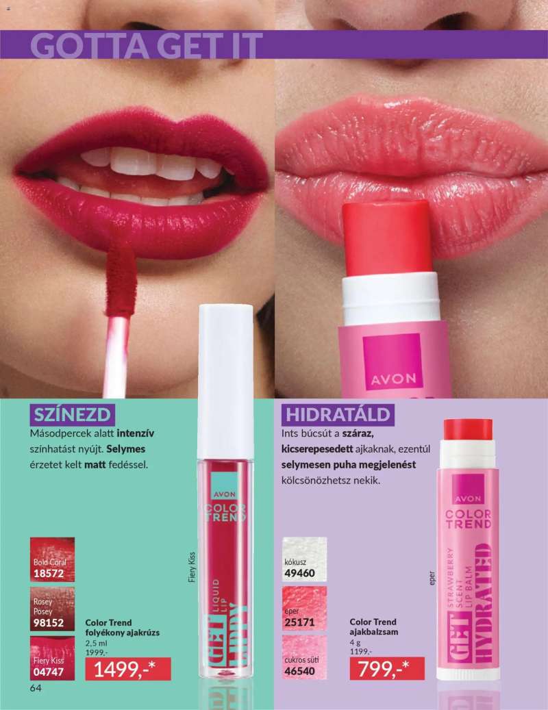 Avon AVON online katalógus 2026 áprilisi 72 oldal