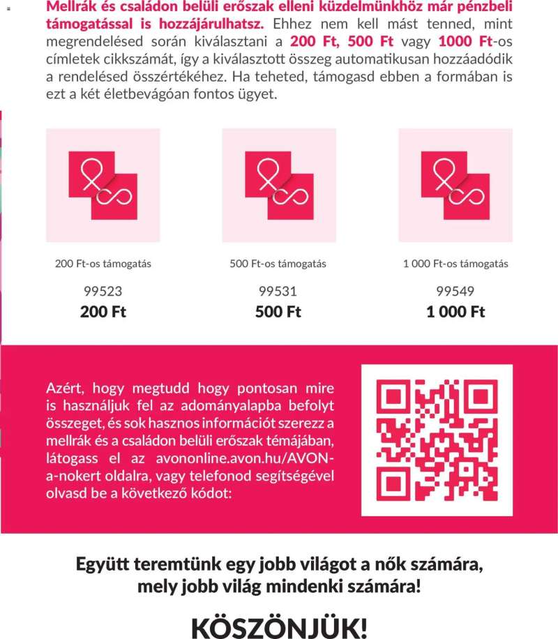 Avon AVON online katalógus 2026 májusi 31 oldal