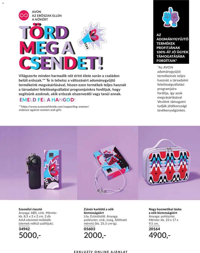 Avon AVON online katalógus 2026 májusi 32 oldal
