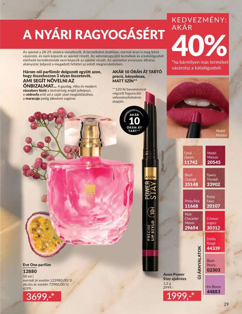 Avon AVON online katalógus 2026 júniusi 44 oldal
