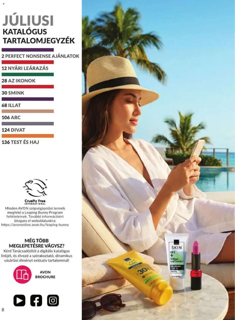 Avon AVON online katalógus 2026 júliusi 10 oldal