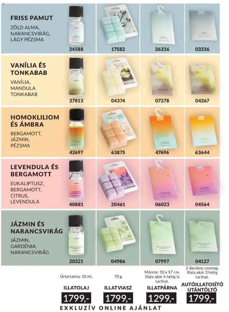 Avon AVON online katalógus 2026 júliusi 199 oldal
