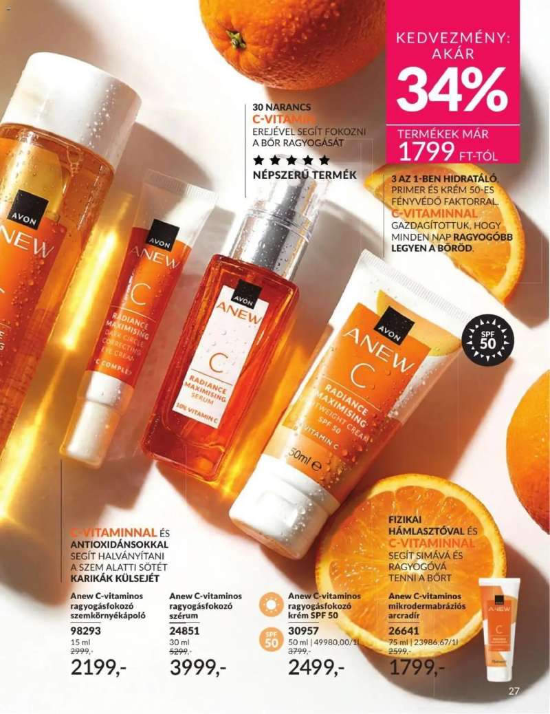 Avon AVON online katalógus 2026 júliusi 29 oldal