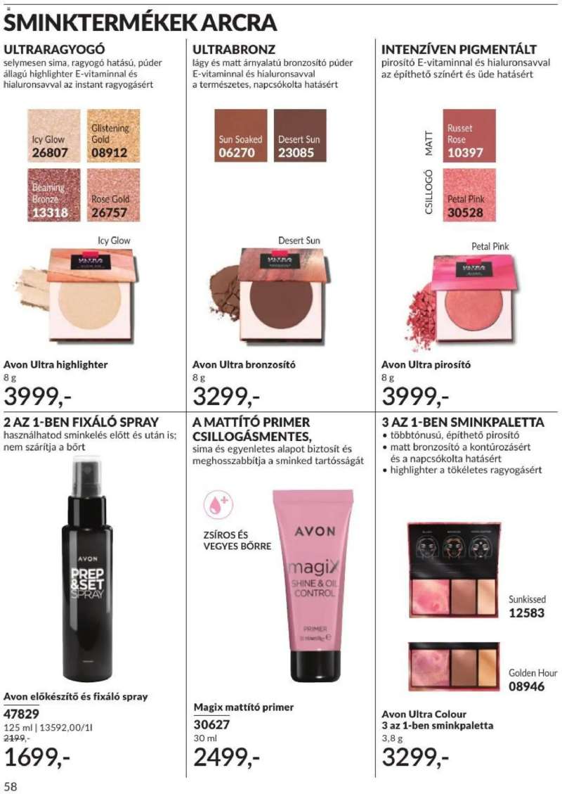 Avon AVON online katalógus 2026 júliusi 60 oldal