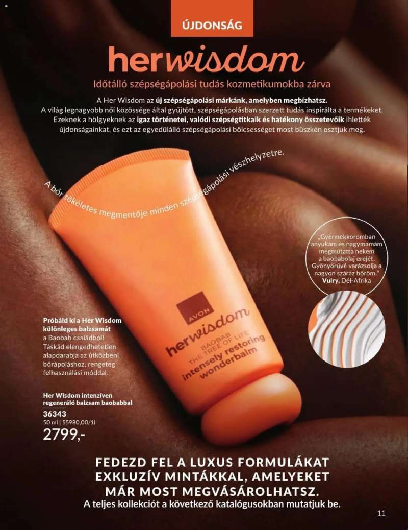 Avon AVON online katalógus 2026 augusztusi 11 oldal