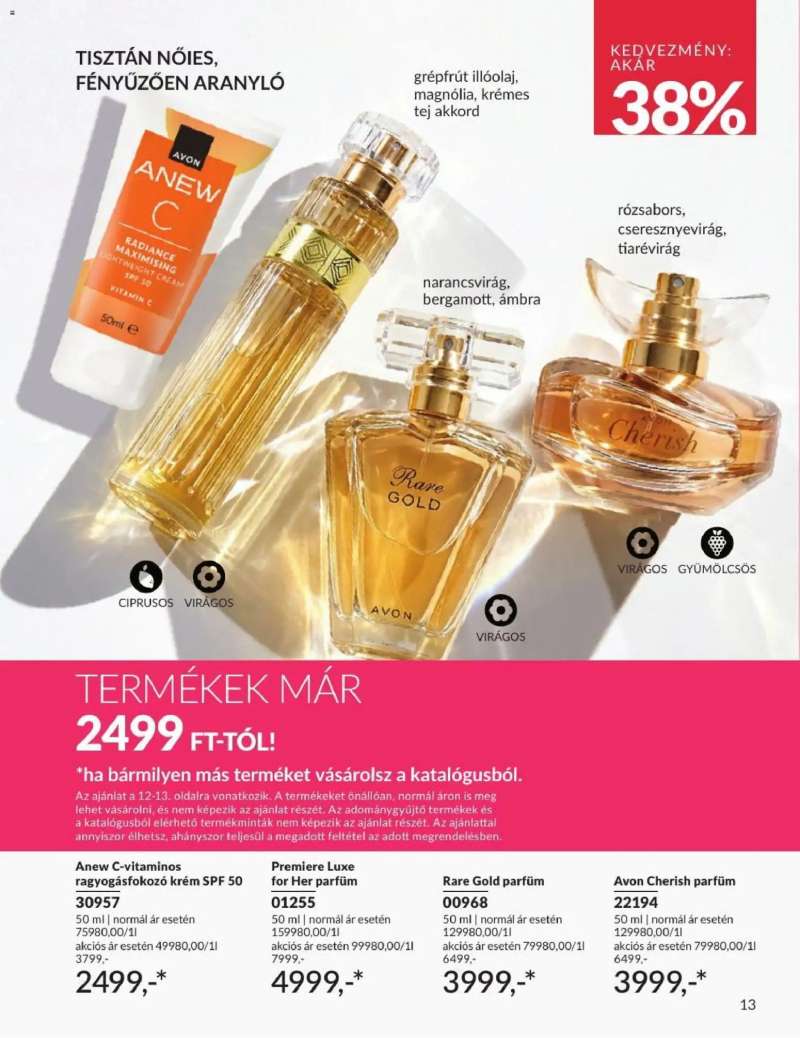 Avon AVON online katalógus 2026 augusztusi 13 oldal