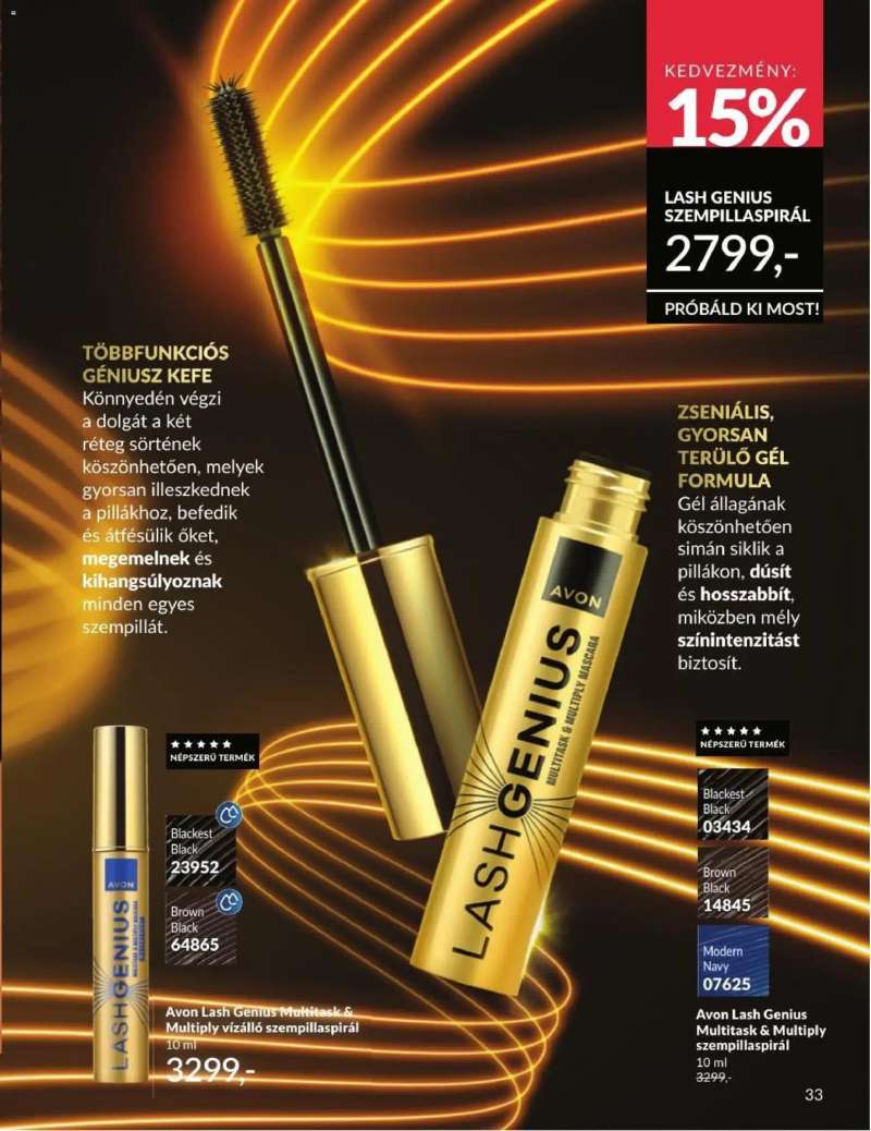 Avon AVON online katalógus 2026 augusztusi 33 oldal