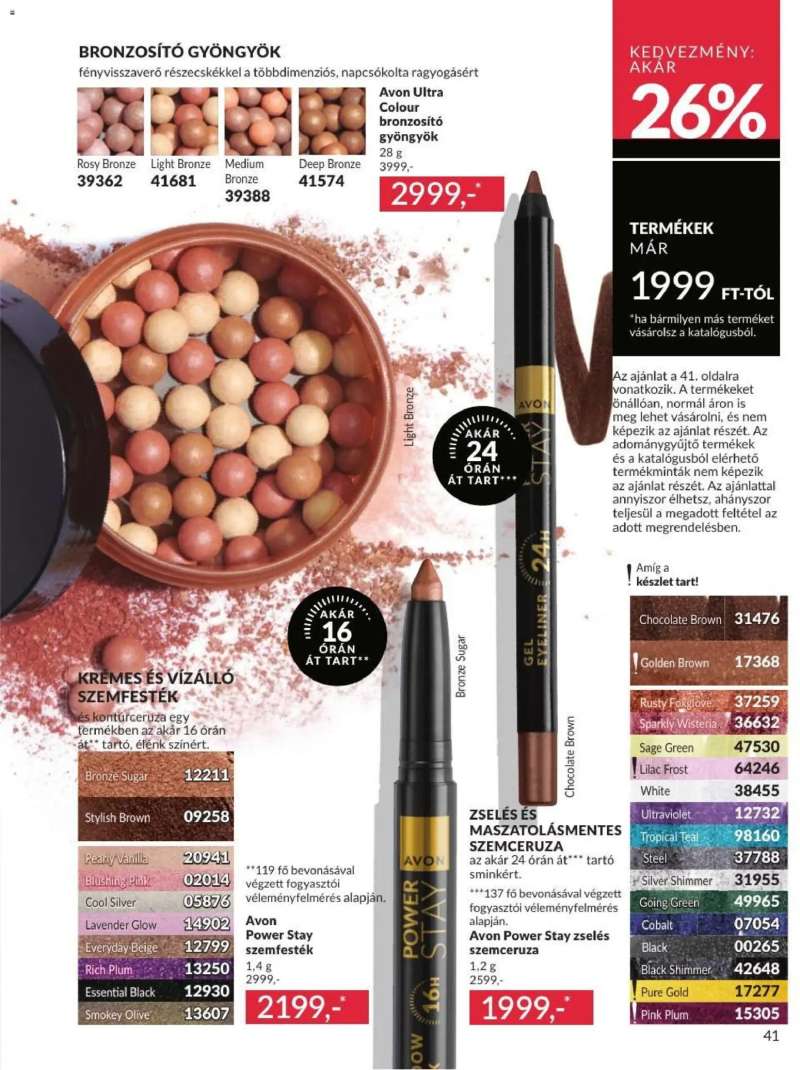 Avon AVON online katalógus 2026 augusztusi 41 oldal