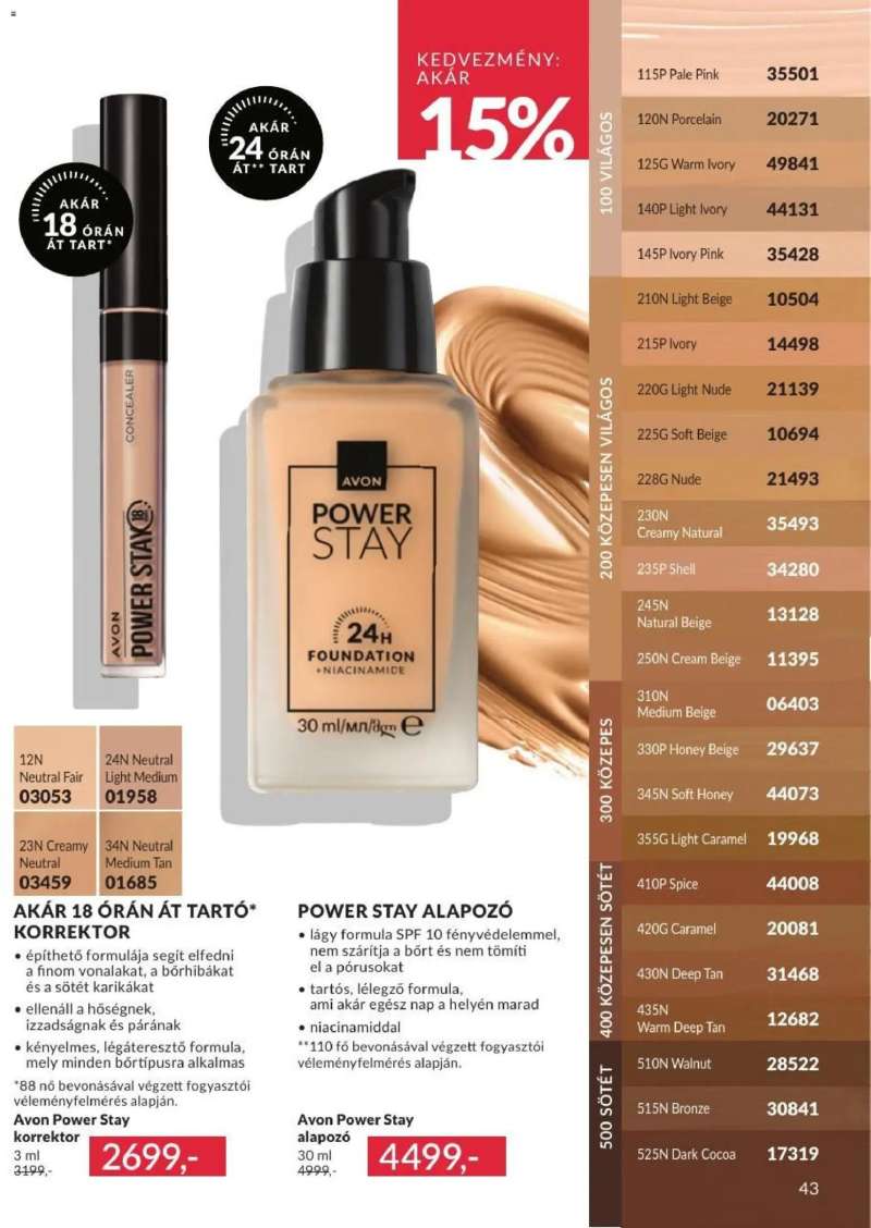 Avon AVON online katalógus 2026 augusztusi 43 oldal
