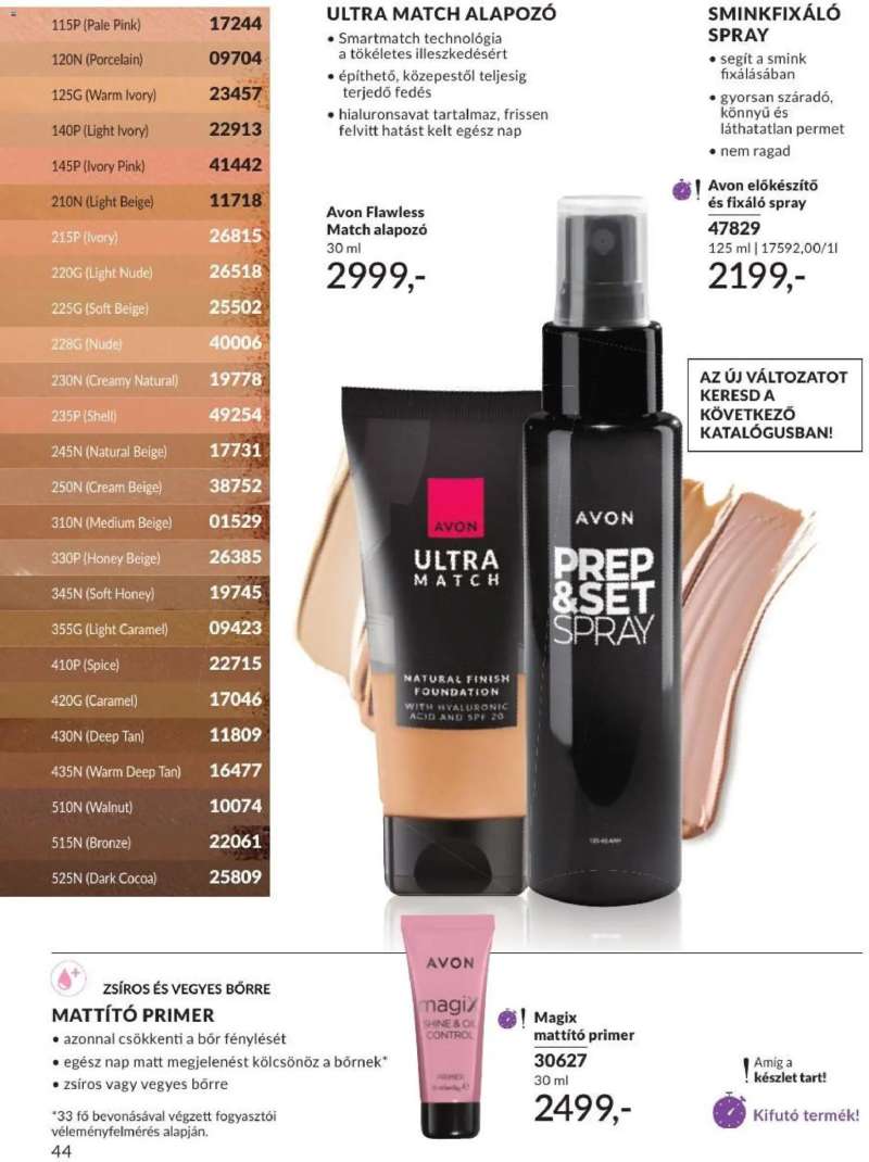 Avon AVON online katalógus 2026 augusztusi 44 oldal