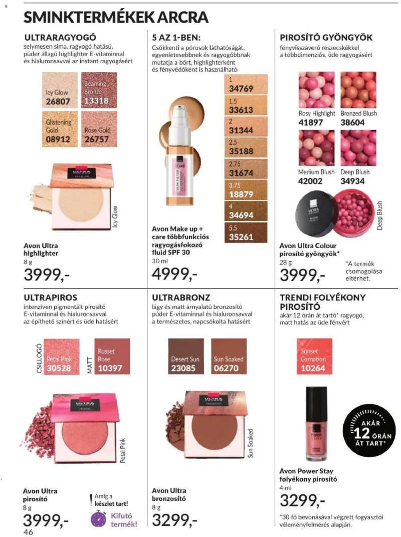 Avon AVON online katalógus 2026 augusztusi 46 oldal