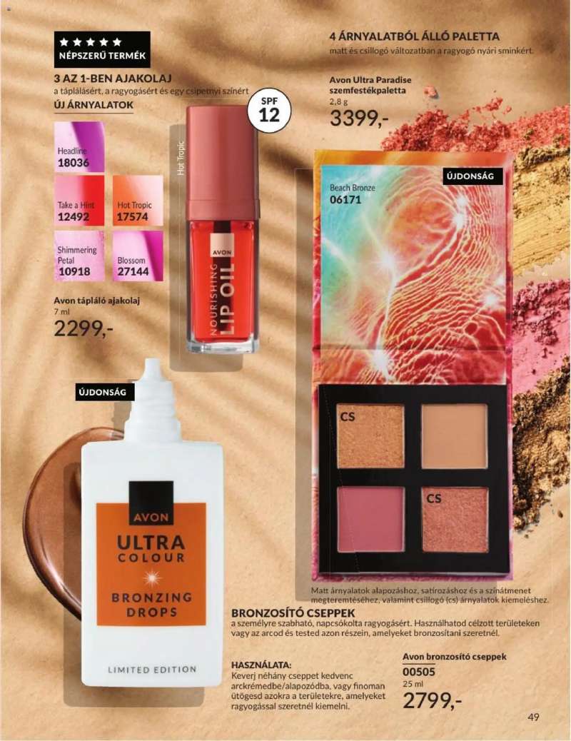 Avon AVON online katalógus 2026 augusztusi 49 oldal