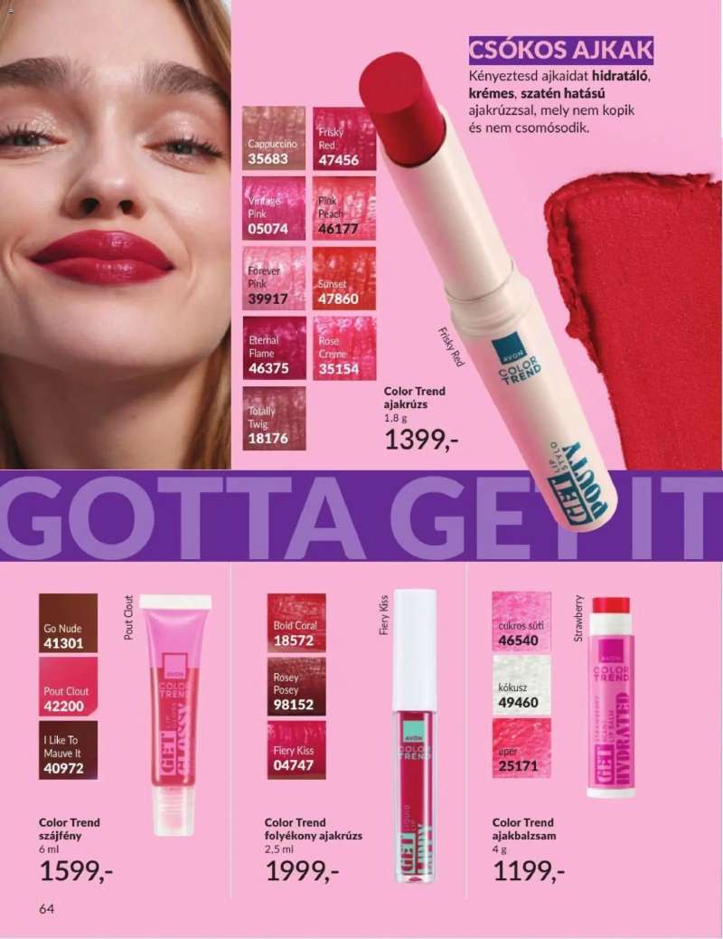 Avon AVON online katalógus 2026 augusztusi 62 oldal