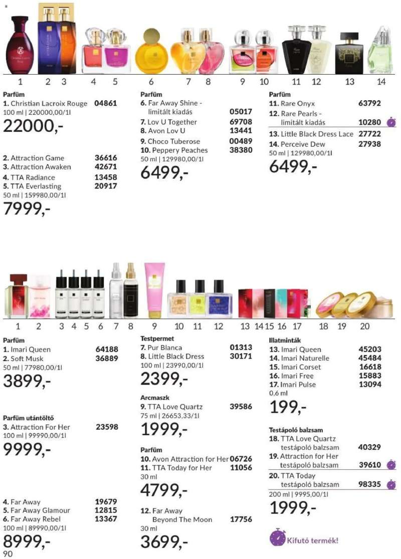 Avon AVON online katalógus 2026 augusztusi 88 oldal