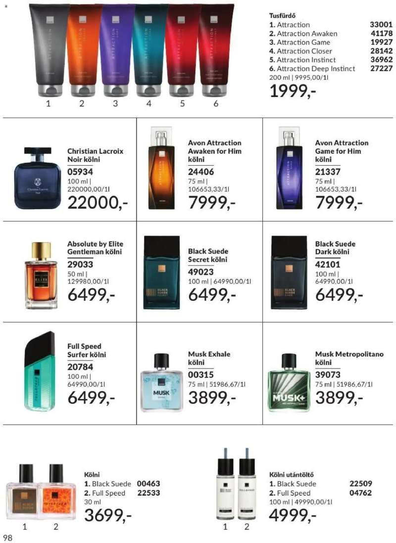 Avon AVON online katalógus 2026 augusztusi 96 oldal