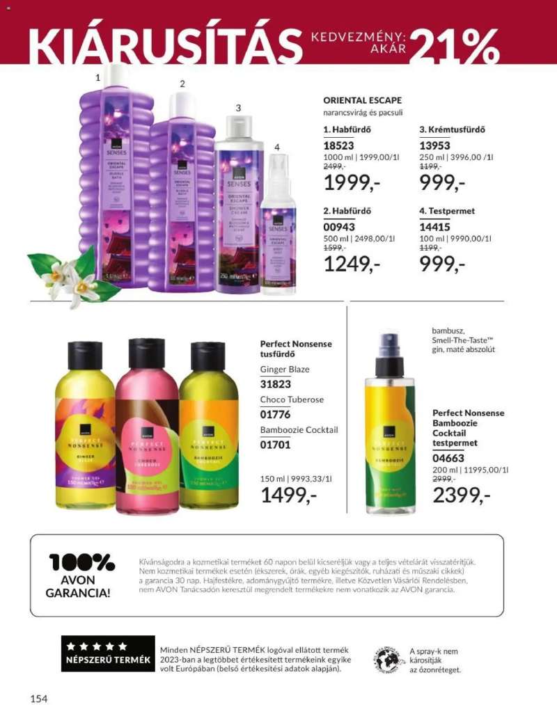 Avon AVON online katalógus 2026 szeptemberi 156 oldal