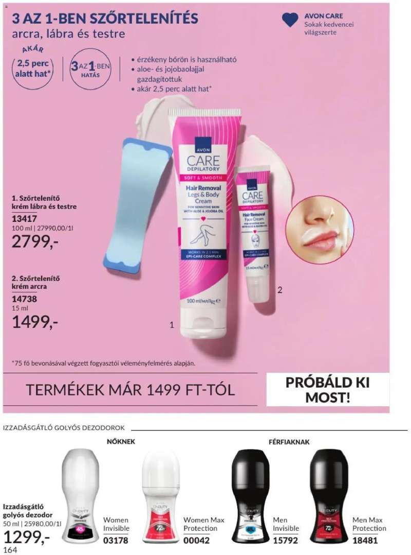 Avon AVON online katalógus 2026 szeptemberi 166 oldal