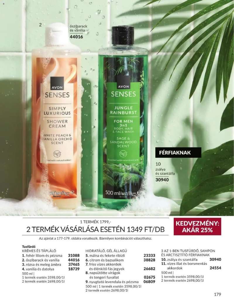 Avon AVON online katalógus 2026 szeptemberi 181 oldal