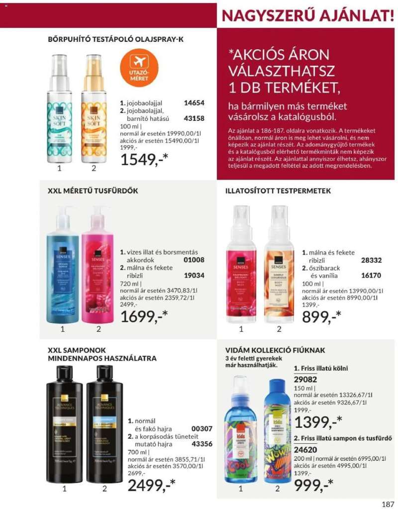 Avon AVON online katalógus 2026 szeptemberi 189 oldal