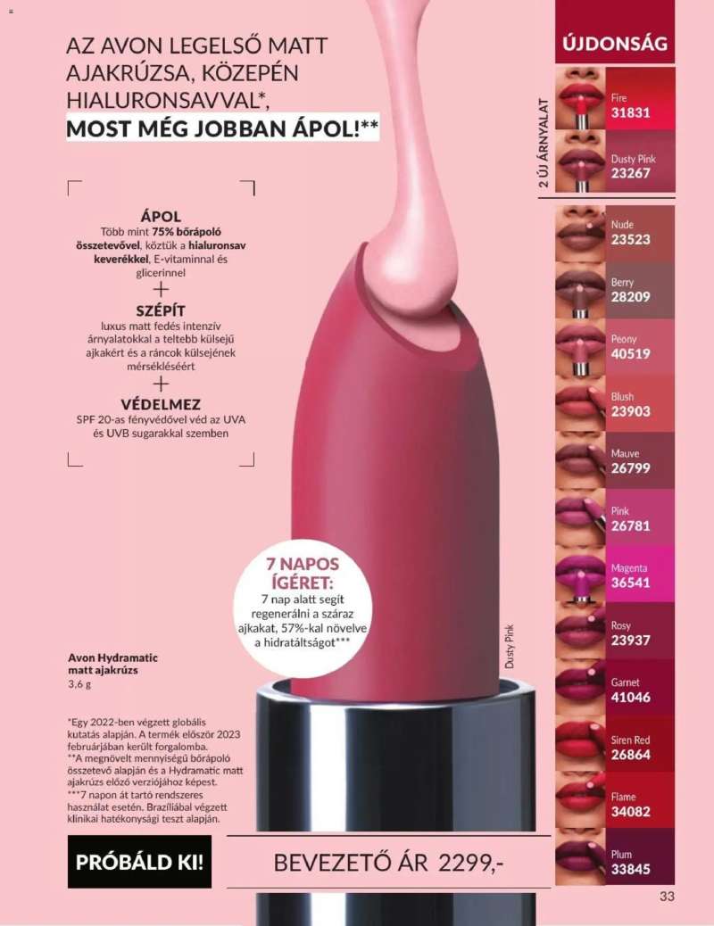 Avon AVON online katalógus 2026 szeptemberi 35 oldal