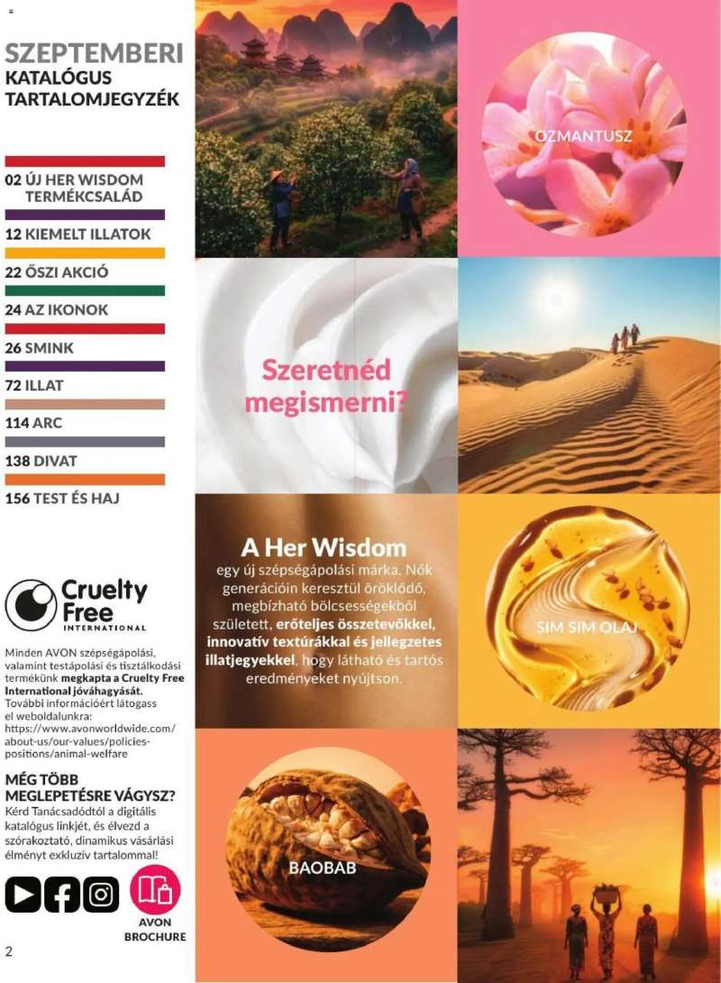 Avon AVON online katalógus 2026 szeptemberi 4 oldal