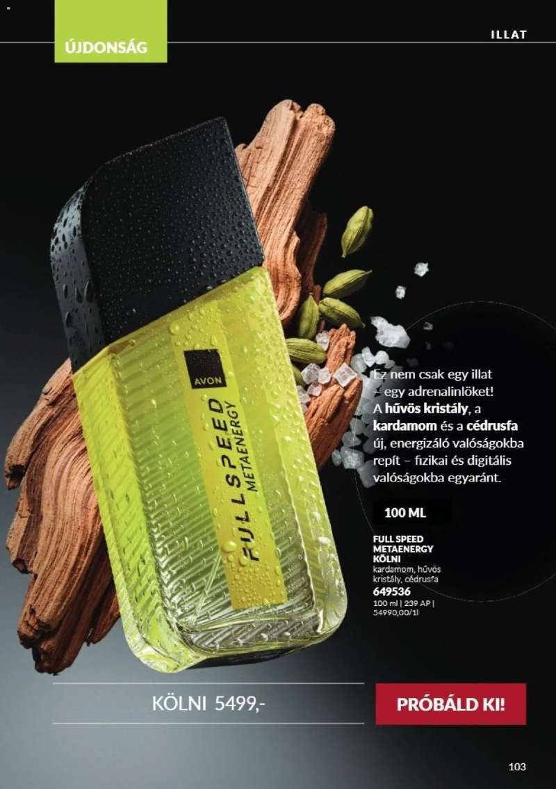 Avon AVON online katalógus 2026 októberi 103 oldal