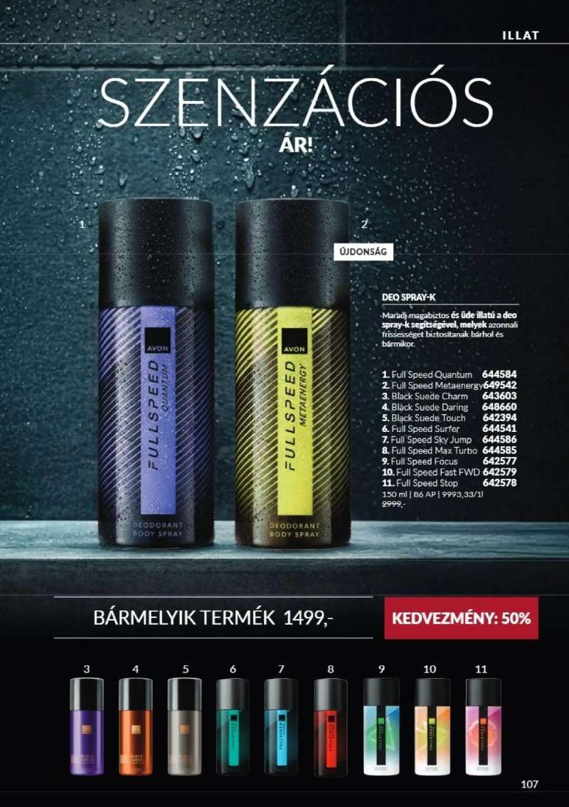 Avon AVON online katalógus 2026 októberi 107 oldal