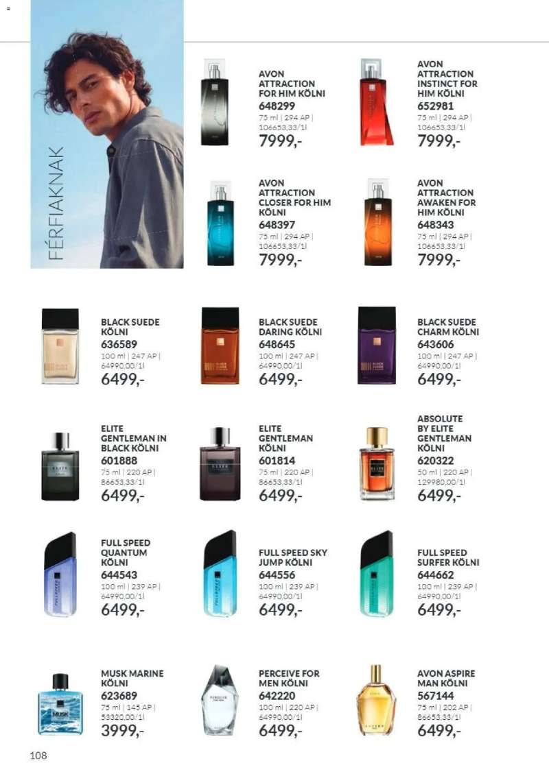 Avon AVON online katalógus 2026 októberi 108 oldal